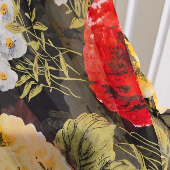 Floral Black Dress - Picture 6 of 6